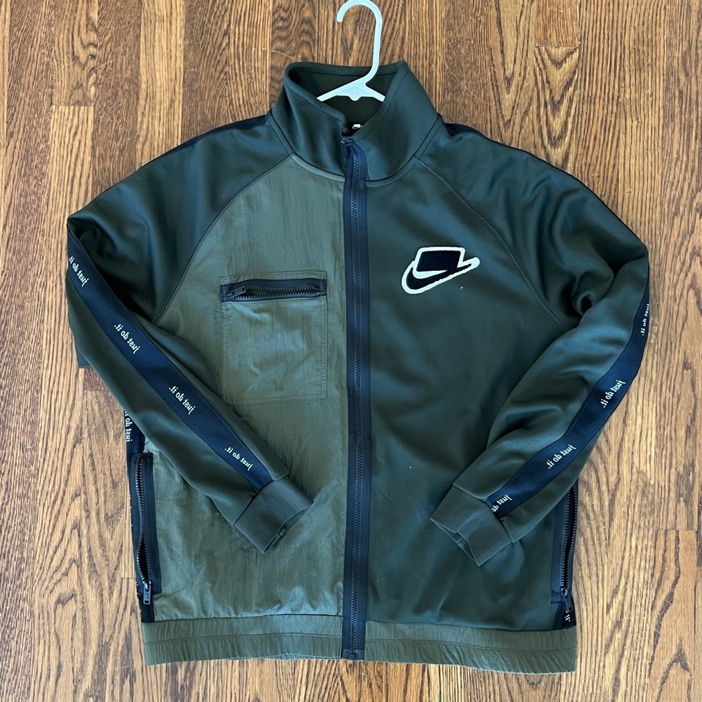 Nike Dark Green Zip-Up Jacket